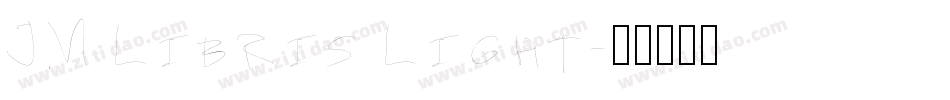 JM Libris Light字体转换